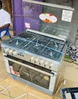 Ferre 60x90cm 4 Gas + 1 Electric Cooker (Gray) - 2