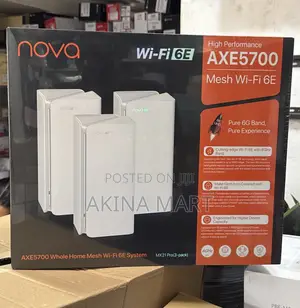 Tenda AXE5700 Pro (3-Pack) MX21Pro Whole Home Mesh WiFi 6