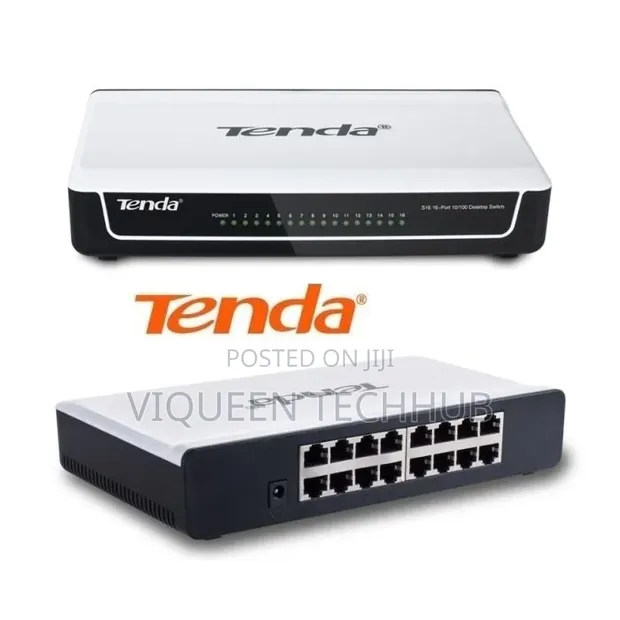 Tenda S16 16-Port 10/100 Mbps Unmanaged Switch - 1