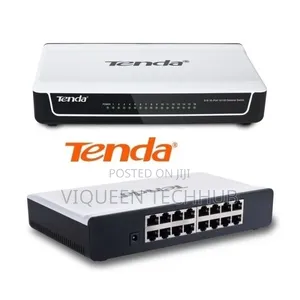 Tenda S16 16-Port 10/100 Mbps Unmanaged Switch