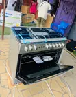 Ferre 60x90cm Gas + Electric Cooker with Glass Lid - Gray - 2