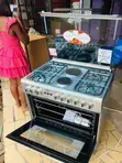 Brand New Ferre 60x90cm 4 Gas + 2 Electric Cooker with Glass Lid - 2