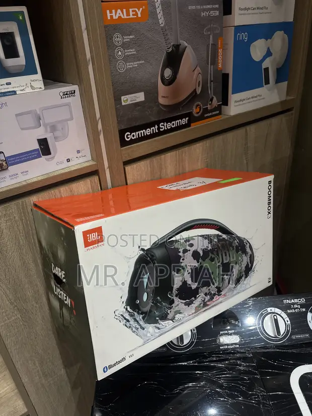 JBL Boombox 3 Portable Bluetooth Speaker (Water & Dustproof) - 1