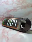 Premium LED Projector Alarm Clock - Black - 3