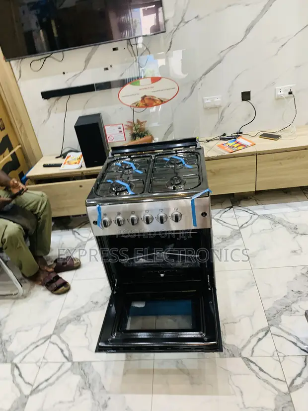 New Ferre Gas Cooker with Oven & Grill (4 Burner, 60x60) - 1