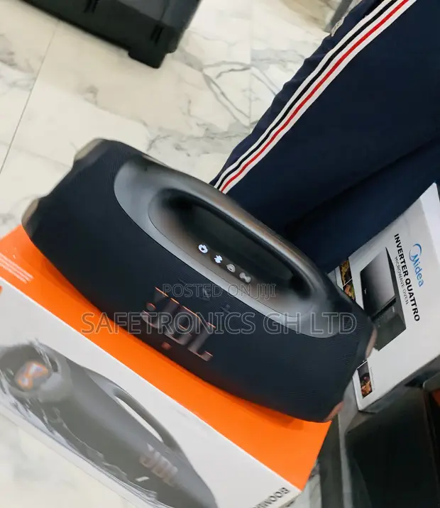 JBL Boombox 4 Portable Bluetooth Speaker - 1