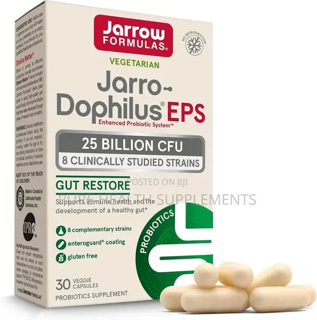 Jarro-Dophilus EPS Probiotics, 25 Billion CFU, 30 VCaps - 1