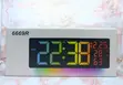 16" Premium Digital Wall-Mounted LCD Clock with Night Light - 1