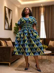 Ankara African Print Dress - Wholesale Clearance - 2