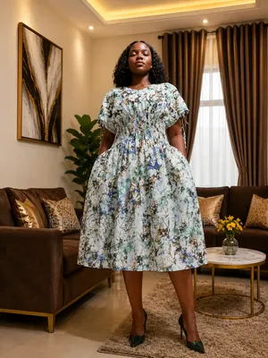 Ankara African Print Dress - Wholesale Clearance