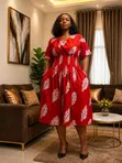 Ankara African Print Dress - Wholesale Clearance - 4