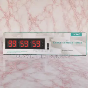 Premium Digital Wall Clock with Timer & Remote