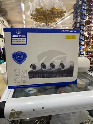 Jortan 4-Channel CCTV Camera System with DVR