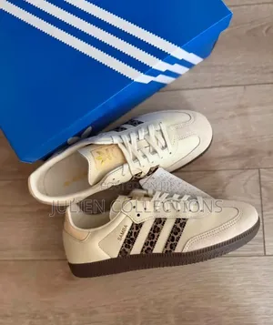 Adidas Samba Cream Leopard Sneakers
