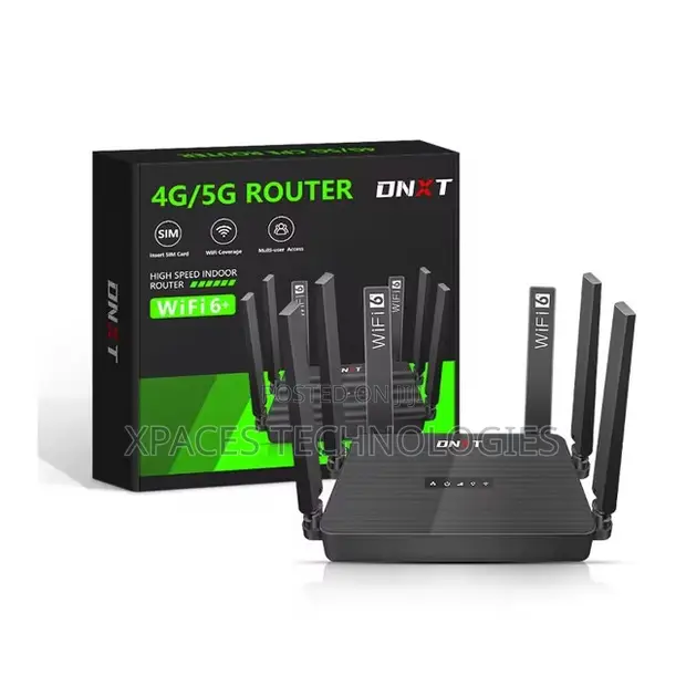 DNXT WR950 Wi-Fi 6 4G/5G LTE Rechargeable Router - 1