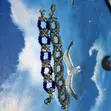 Handmade Beaded Floral Bracelet - 2