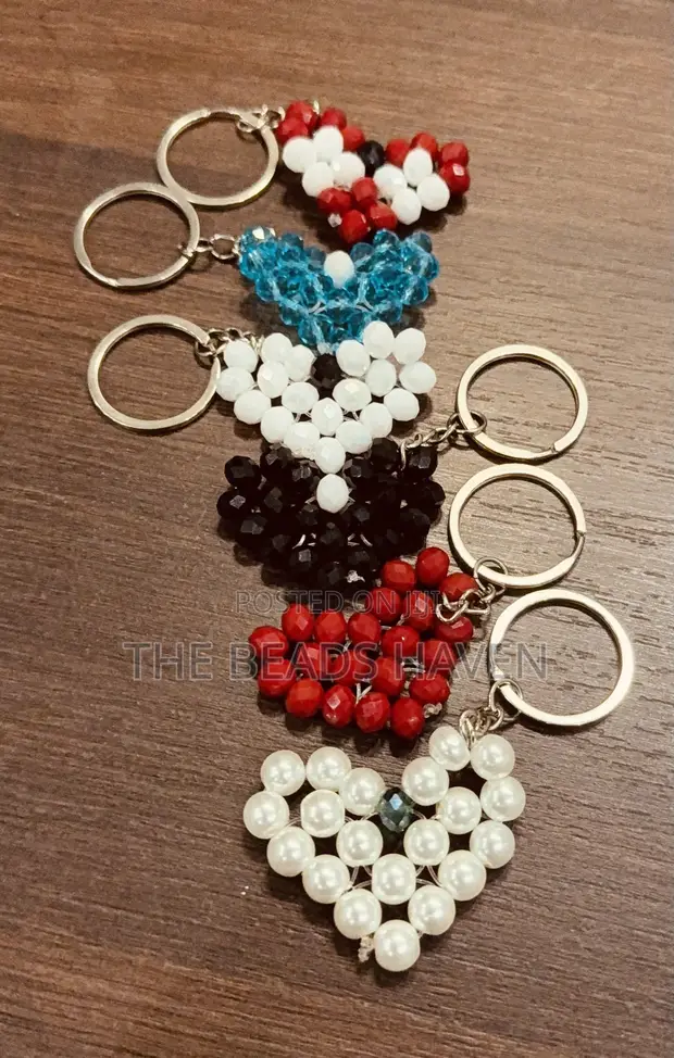 Handmade Beaded Keychain/Keyholder - 1