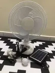 Rechargeable Solar Fan - Portable with Solar Charging - 2