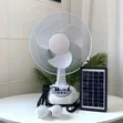 Rechargeable Solar Fan - Portable with Solar Charging - 4