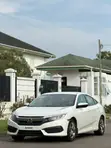 2017 White Honda Civic LX - 1