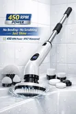 Electric Spin Scrubber - Cordless Bathroom & Home Cleaning Brush - 2