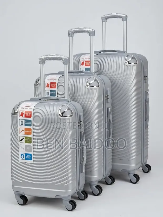 Early Bird Plastic Luggage Bags - 3 Pieces - 1
