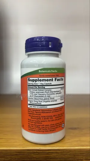 NOW Black Cohosh Root 80 Mg Veg Capsules