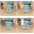 3-in-1 Stainless Steel Vegetable Cutter, Colander & Mixing Bowl - 5