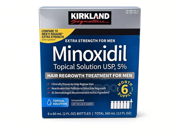 Kirkland Minoxidil 5% Hair Growth Liquid - 6 Month Supply - 1
