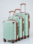 Anticrack 3-Piece Plastic Travelling Luggage (3in1) - 1