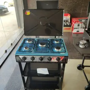 Brand New Decakila 5 Burner Gas Stove with Shelf