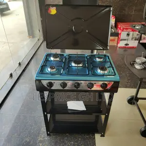 Brand New Decakila 5 Burner Gas Stove with Shelf