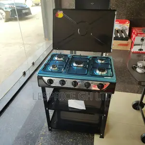 Brand New Decakila 5 Burner Gas Stove with Shelf