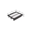 Chevrolet Aveo / Daewoo Kalos Air Filter - Blue Print ADG02239 - 1