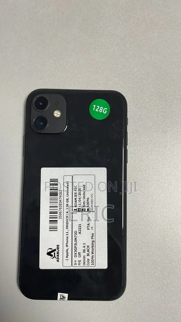 Apple iPhone 11 128GB Black (UK Used) - 1