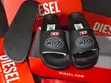 Adidas Designer Slides - Brown/White Stripes - 3