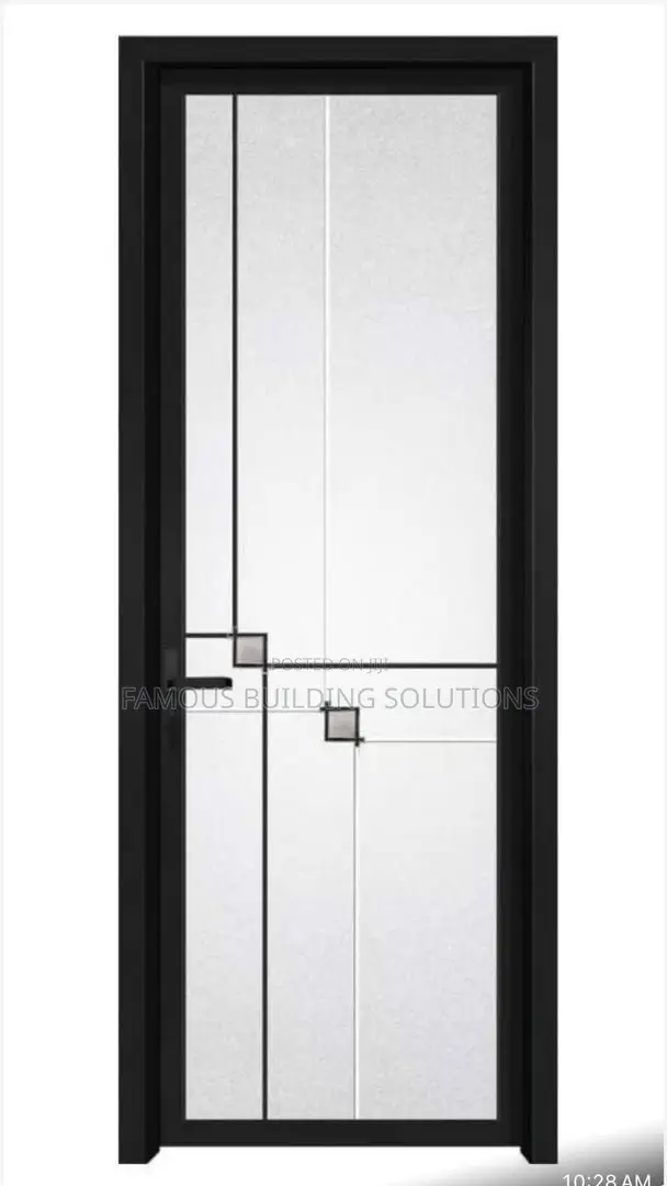 Brand New Glass Bathroom Door - 1