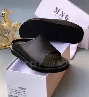 Balenciaga Cross Suede Slides - Brown