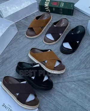 Celine Paris Luxury Cross Slides