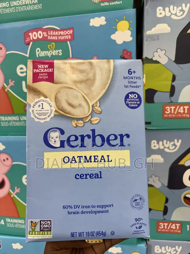 Gerber Oatmeal Cereal - 1