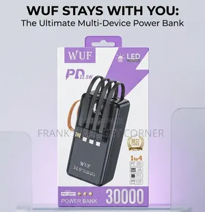 WUF Power Bank 30000mAh PW-3001