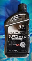 Honda Genuine Full Synthetic 0W-20 Engine Oil - 1 Quart - 1
