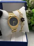 Gold-Tone Rolex Oyster Perpetual Day-Date Watch - 4