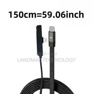 240W Fast Charging iPhone Cable with Built-in Stand