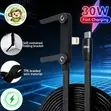 240W Fast Charging iPhone Cable with Built-in Stand - 2