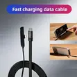 240W Fast Charging iPhone Cable with Built-in Stand - 4