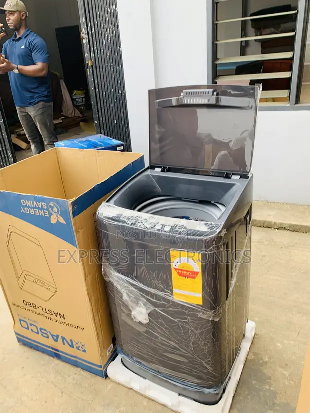 Nasco 8KG Top Load Fully Automatic Washing Machine (NASTL-B80) - Dark - 1