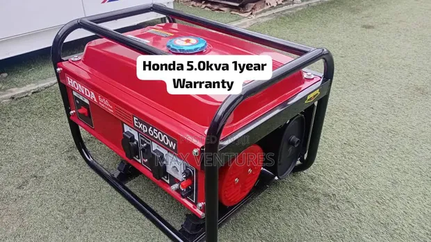 Honda 5KVA Generator - 100% Copper Engine - 1