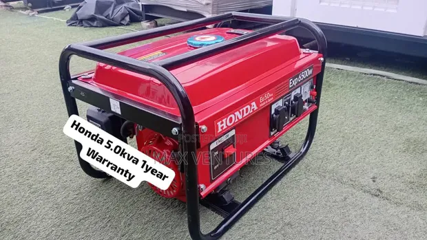 Honda 5KVA Petrol Generator - 1 Year Warranty - 1
