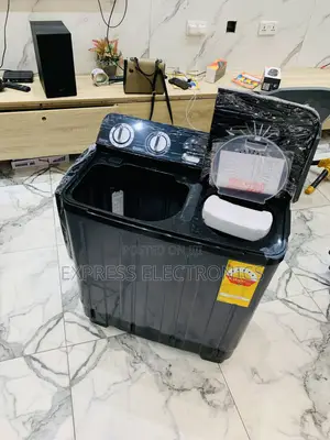Nasco 7.0kg Twin Tub Washing Machine - Dark Grey